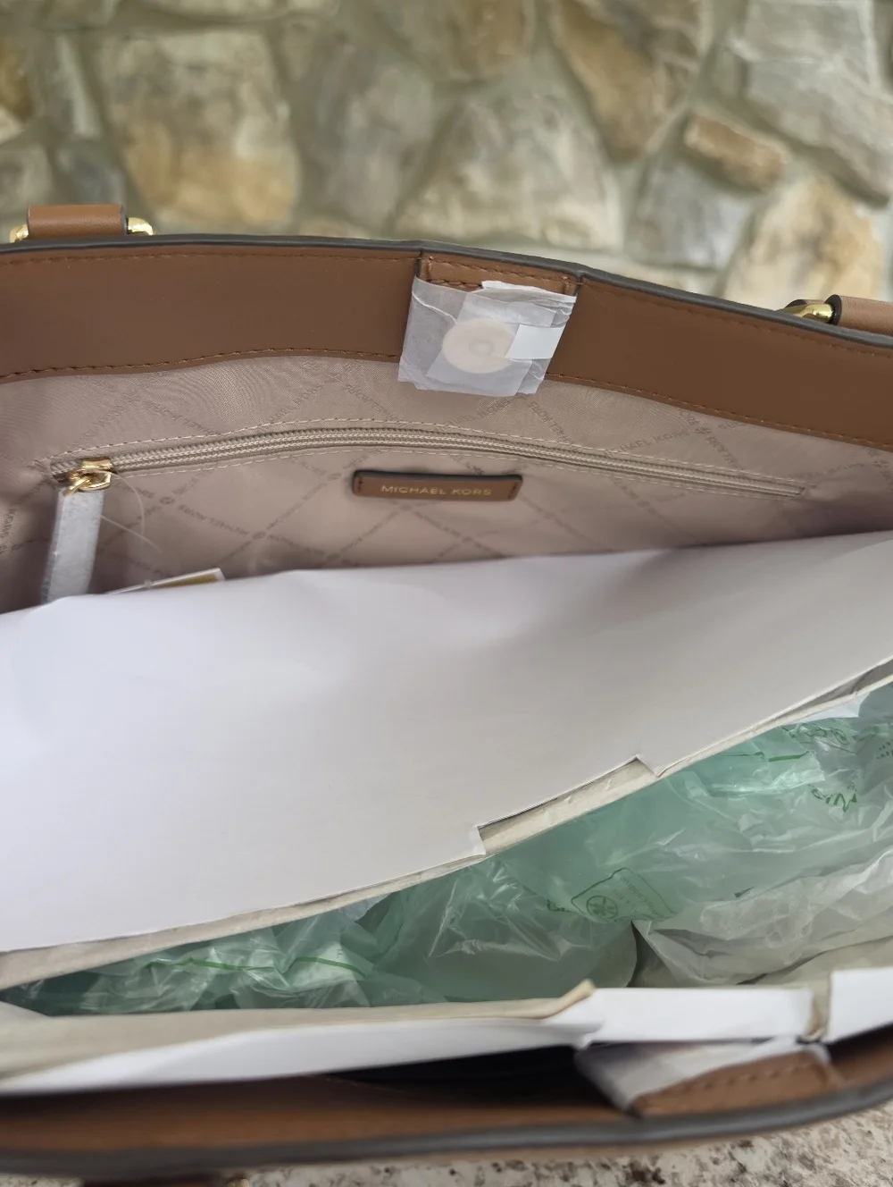 Michael Kors Bedford Legacy Large Brown Tote
